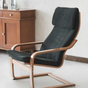 Curved Boucle Armchair