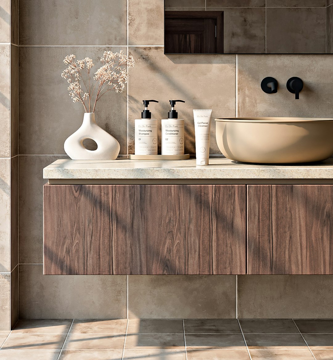 Double-Sink Vanity Unit — angle 2
