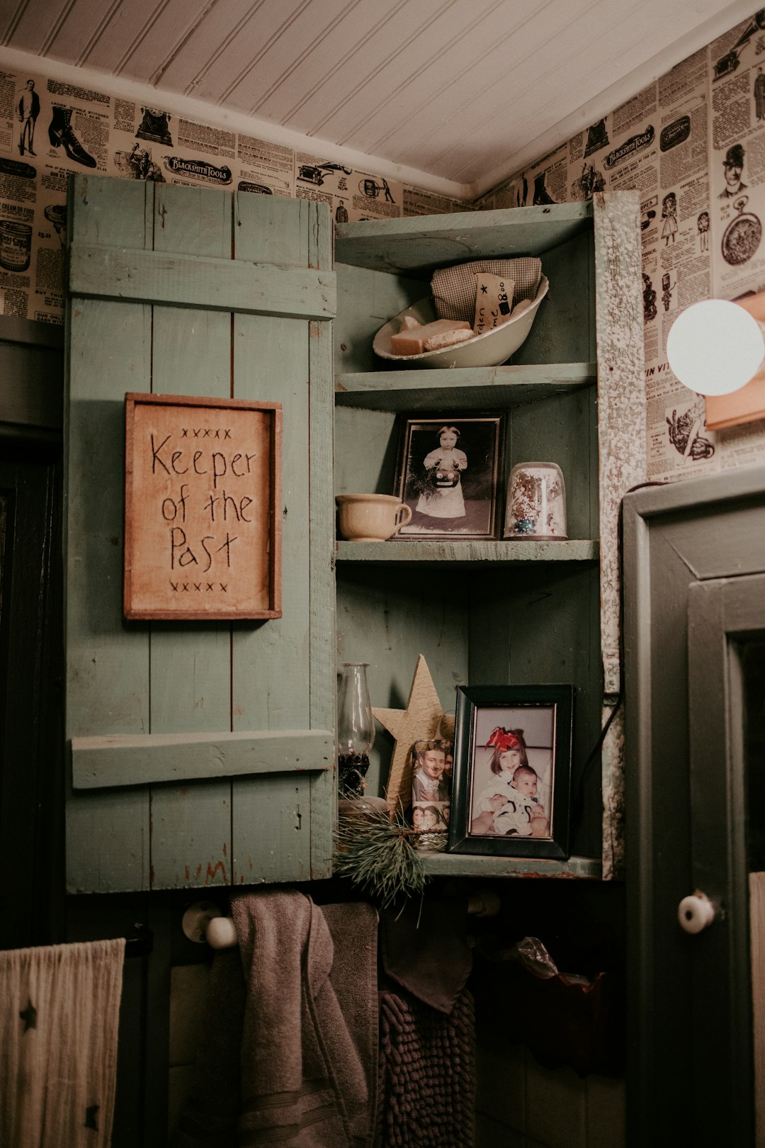 Linen Storage Cabinet — detail