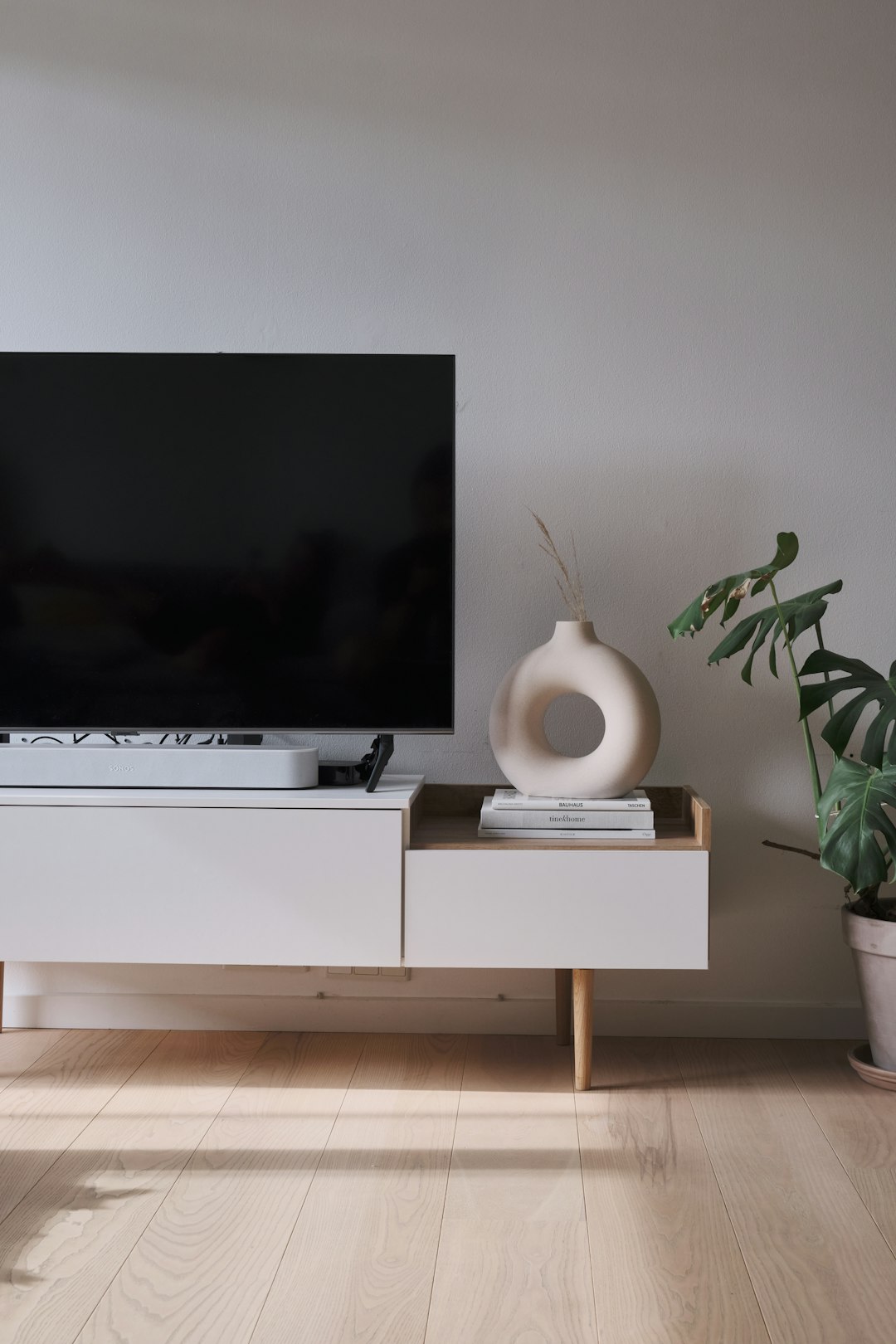Low Walnut Media Console