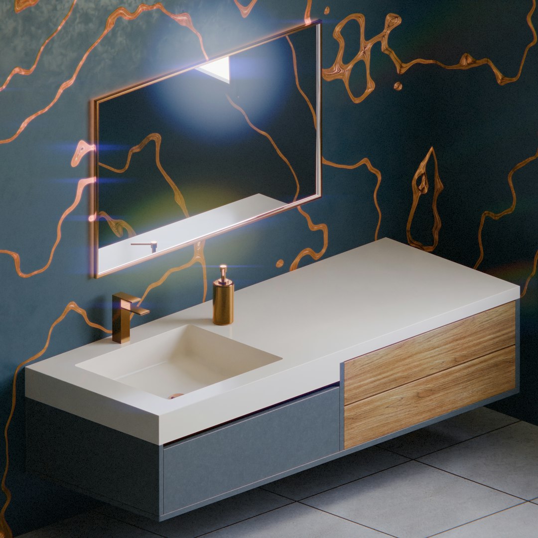 Round Vanity Mirror — angle 2