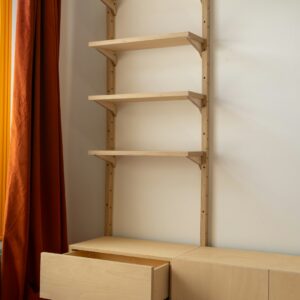 Slatted Oak TV Unit