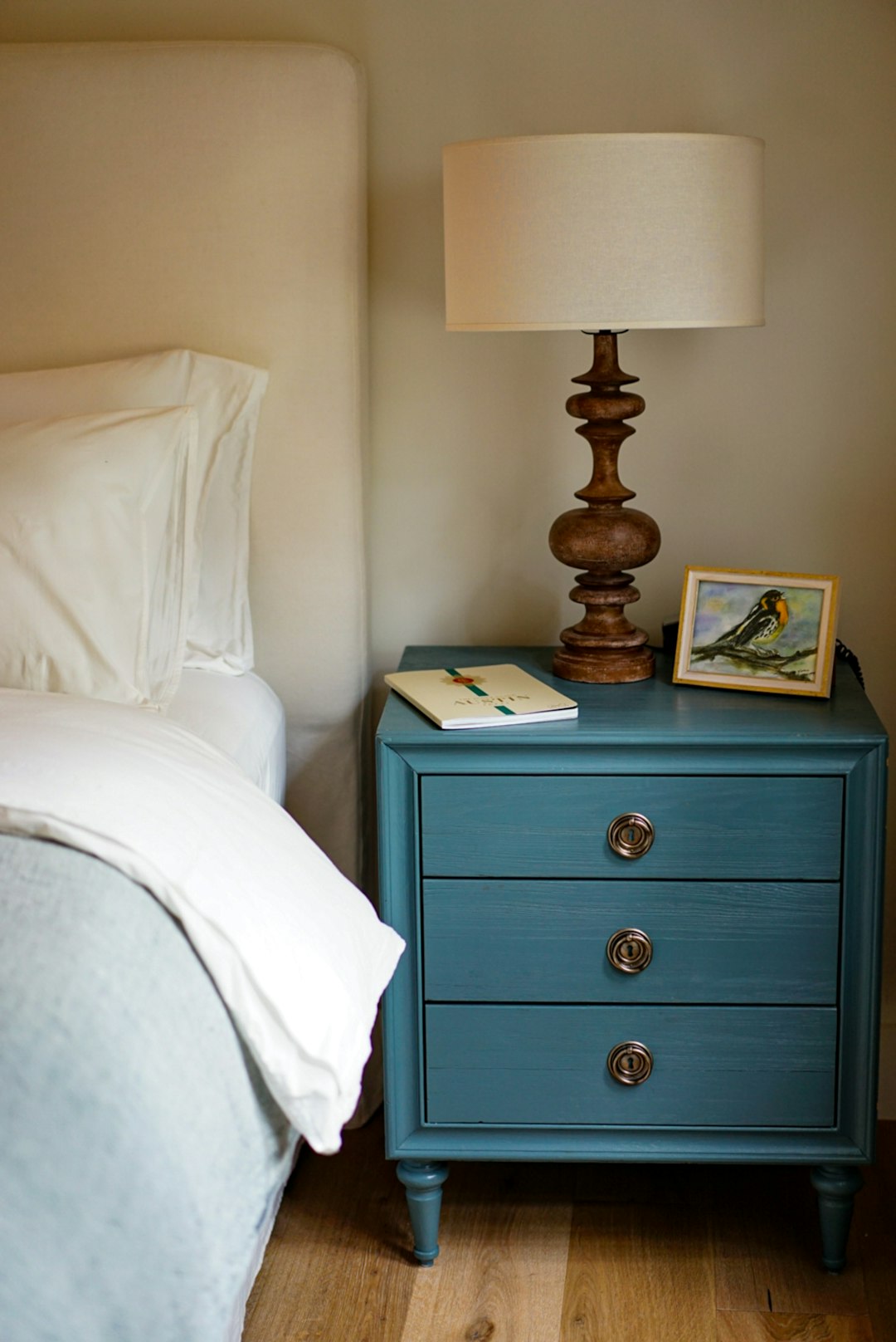 Two-Drawer Nightstand — detail